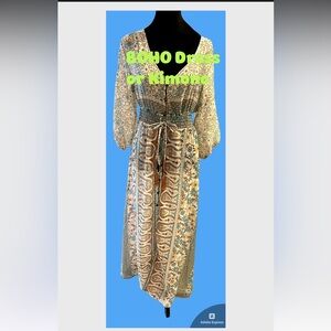 🌞BOHO Inspired‎ Button Down Kimono/Dress🌞